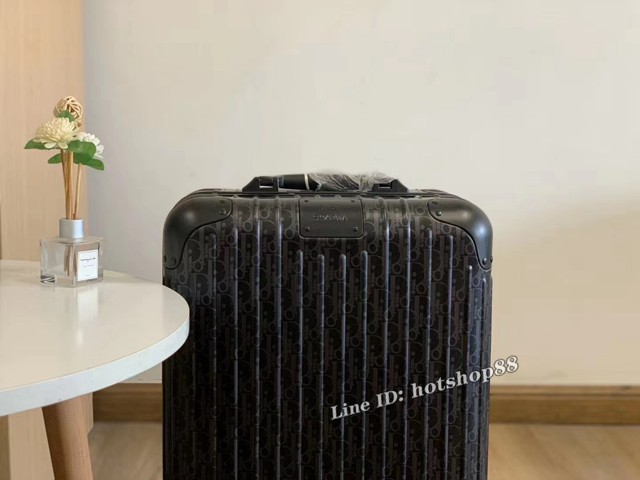 Rimowa X Dior合作限量款原單彈跳拉杆行李箱 巴黎春夏新品旅行箱 gdx1272